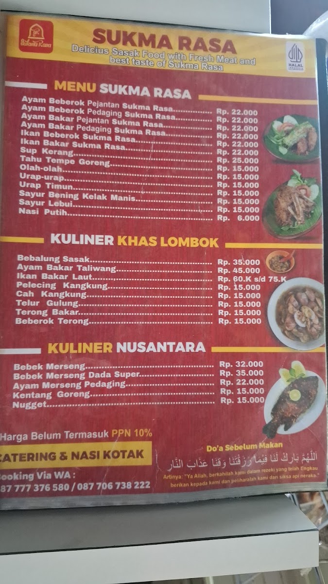 Menu Sukma Rasa Ii-2