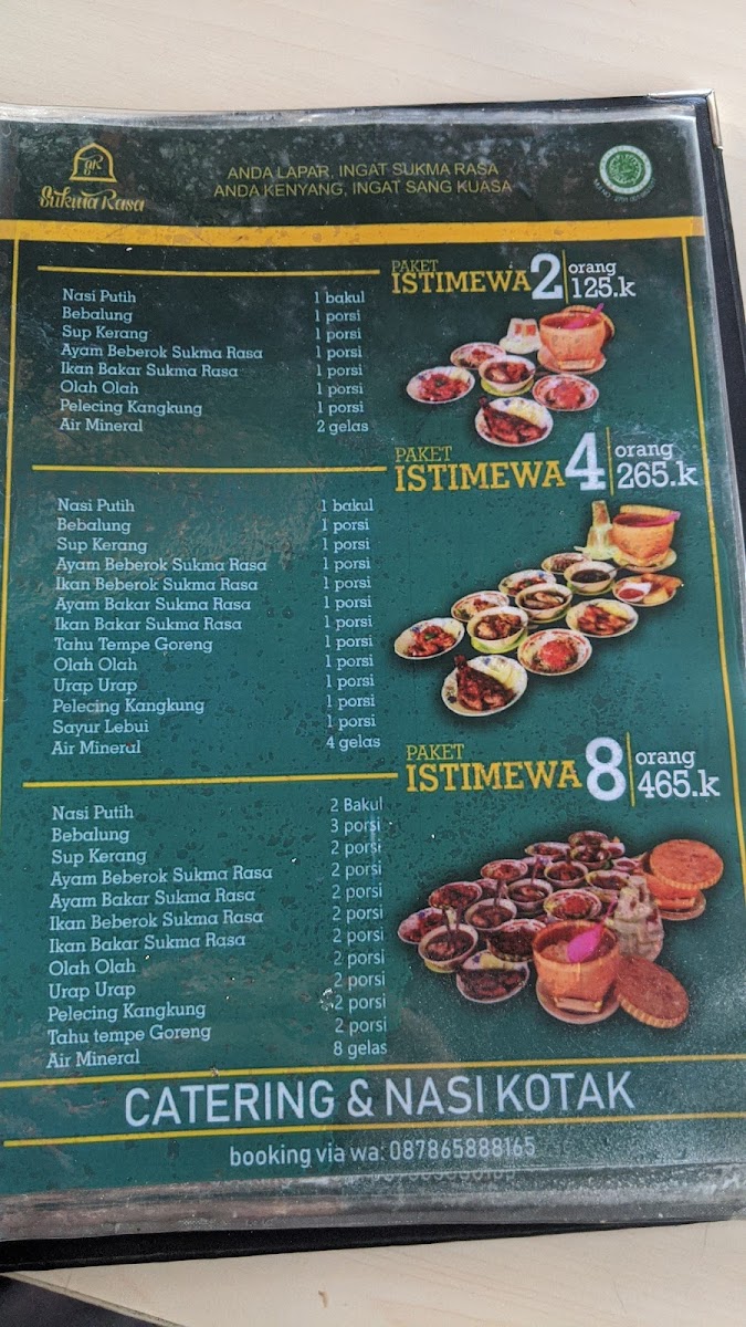 Menu Sukma Rasa Ii-8