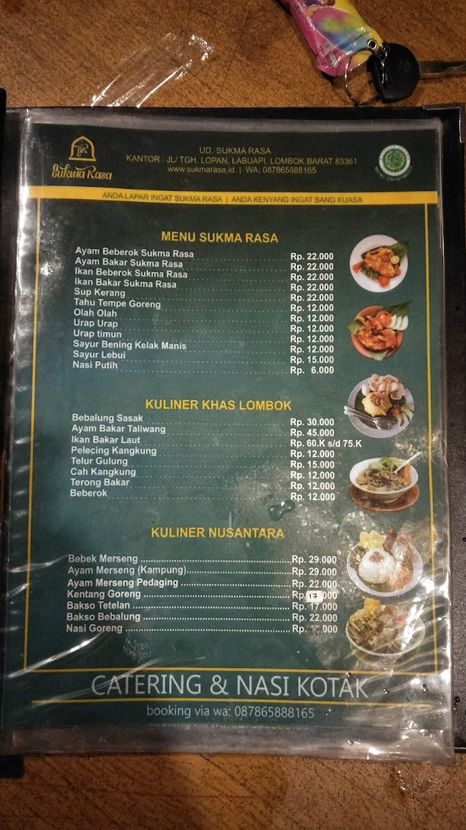 Menu Sukma Rasa Ii-9